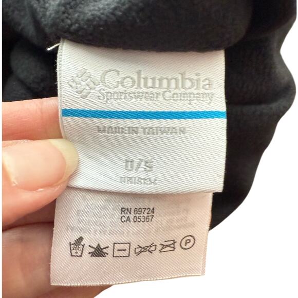 Columbia Nordic Convert Black Fair Isle Braid Knit Snow Beanie Hat Unisex OS - Picture 7 of 10